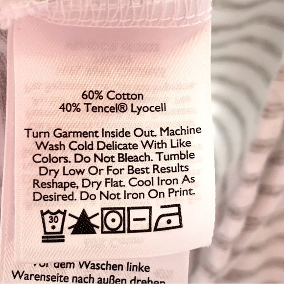 Eddie Bauer Striped V-Neck Wrap Top - Picture 6 of 8